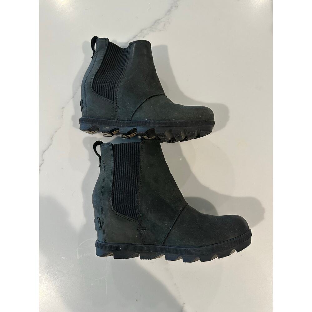 Black SOREL Wedge Joan of Artic Boots Size 7.5